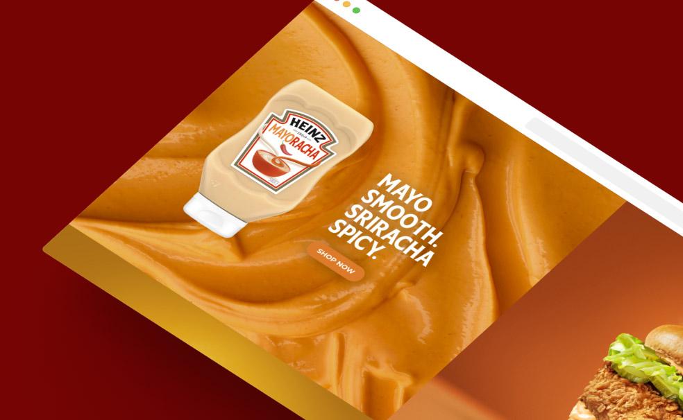An image of Kraft Heinz Desktop View
