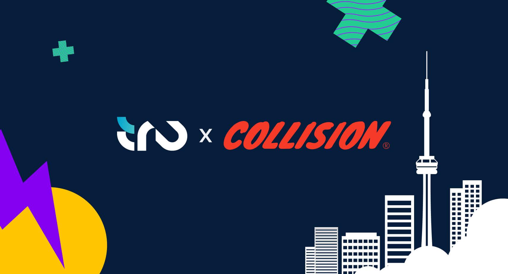  This image consists of a banner that highlights the company "Tru" and the event- Collision 2024.