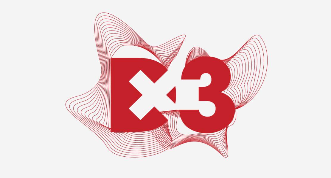 The image consists of the DX3 logo