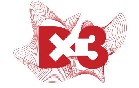 The image consists of the DX3 logo